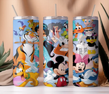 Simply Everyday Products Tumbler - 20oz Insulated Stainless Steel Tumbler with Animated Character Design