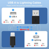 Simply Products 3-Pack of 6-Foot USB to Lightning Charging Cables