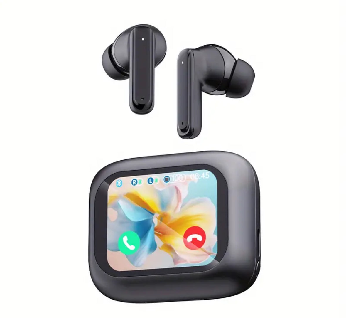 Simply Everyday Products Wireless Earbuds with Active Noise Cancellation (ANC) – Bluetooth, Black, Premium Sound & Comfort"