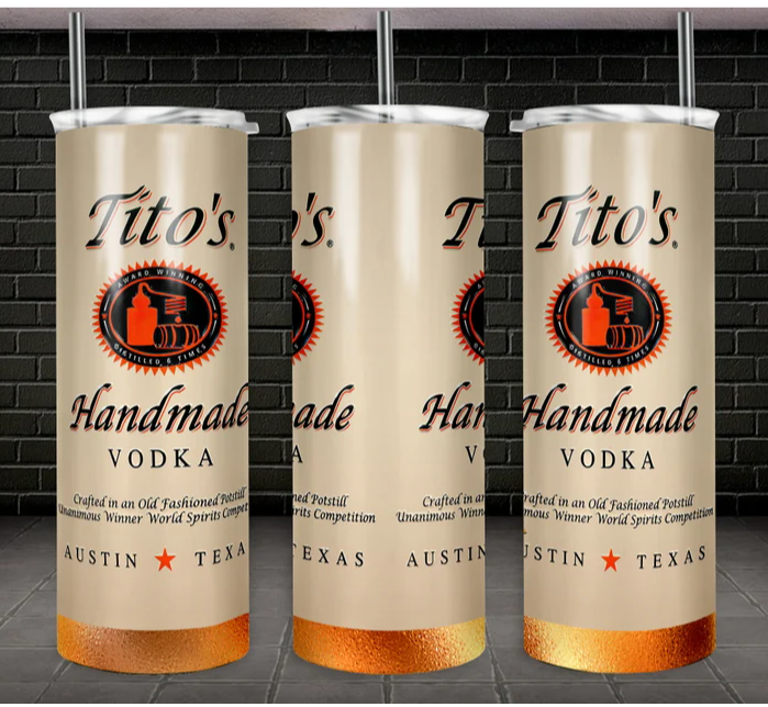 Simply Everyday Products Tumbler - Tito's Inspired 20oz Stainless Steel Insulated Cup