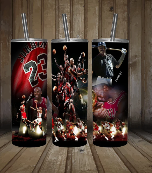 Simply Everyday Products Basketball Legend Tumbler - 20oz Stainless Steel Insulated Cup