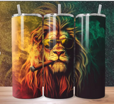 Simply Everyday Products Tumbler - Lion with Sunglasses 20oz Stainless Steel Insulated Cup