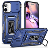 Simply Everyday Products Navy Blue Case & Screen Protector for iPhone 14 - Shockproof Protection