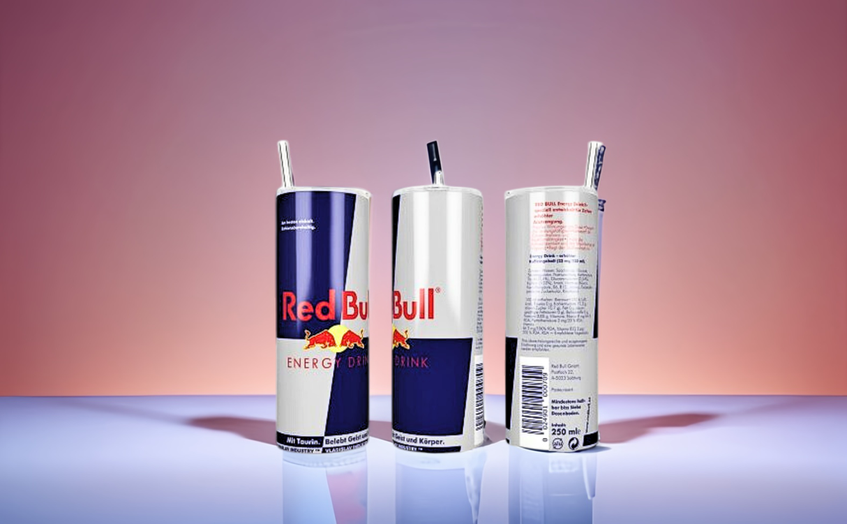 Simply Everyday Products Red Bull Can Tumbler - 20oz Stainless Steel Insulated Cup