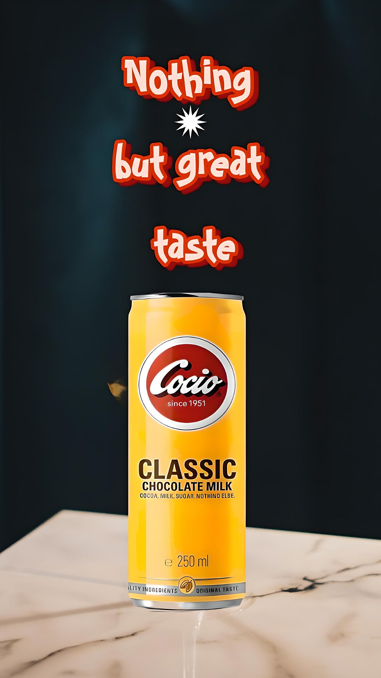 Cocio Classic Chocolate Milk - 6 Pack - Creamy & Rich Real Cocoa Drink, 250ml Bottles