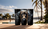 Simply Everyday Products Tumbler - Majestic Lion 20oz Stainless Steel Insulated Cup