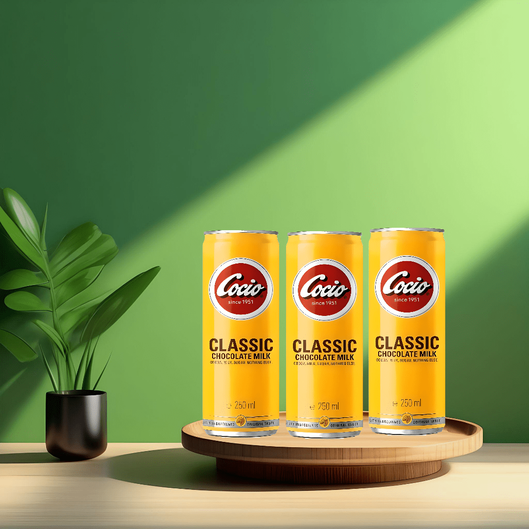 Cocio Classic Chocolate Milk - 4 Pack - Creamy & Rich Real Cocoa Drink, 250ml Bottles - Simply Everyday Products