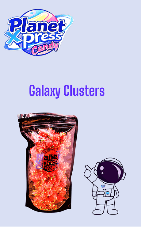 Planet Xpress Candy Freeze Dried Cosmic Galaxy Clusters - Simply Everyday Products