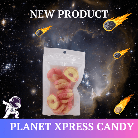 Planet Xpress Candy Freeze Dried Peach Asteroids - Simply Everyday Products