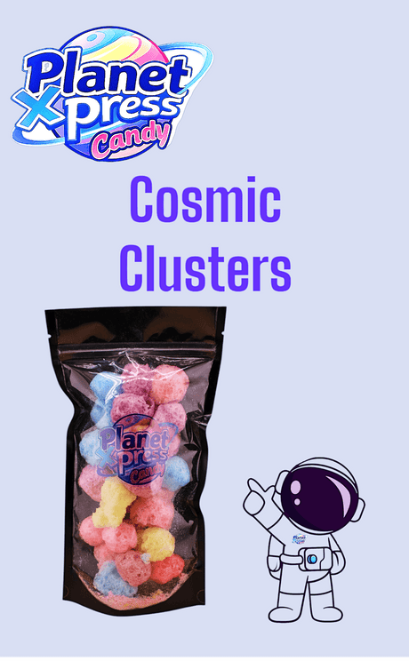 Planet Xpress Freeze Dried Candy Cosmic Clusters: - Simply Everyday Products