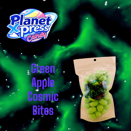 Planet Xpress Freeze - Dried Green Apple Galaxy Bites – Sweet, Tangy, and Crunchy Cosmic Candy Treats - Simply Everyday Products