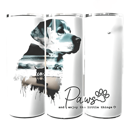 Simply Everyday Products Dog Lover Tumbler, 20oz Inspirational Design - Simply Everyday Products