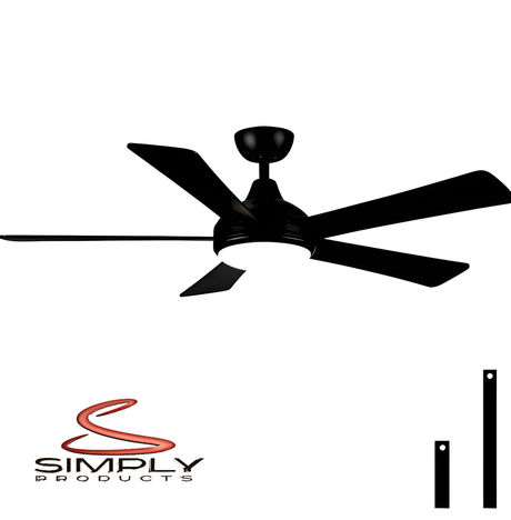 Simply Everyday Products low noise 42" ceiling fan 3 blade solid wood hotel smart dc led ceiling light with fan - Simply Everyday Products