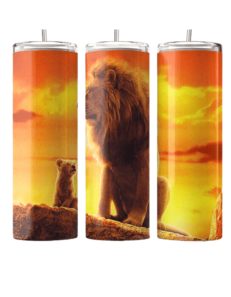 Simply Everyday Products Majestic Lion Tumbler, 20oz Nature Design - Simply Everyday Products