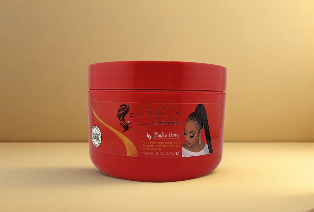 Simply Everyday Products Shine and Jam Gel 8oz – Extra Hold, Non - Flaking, Moisturizing Hair Gel for Sleek Styles and Edge Control - Simply Everyday Products