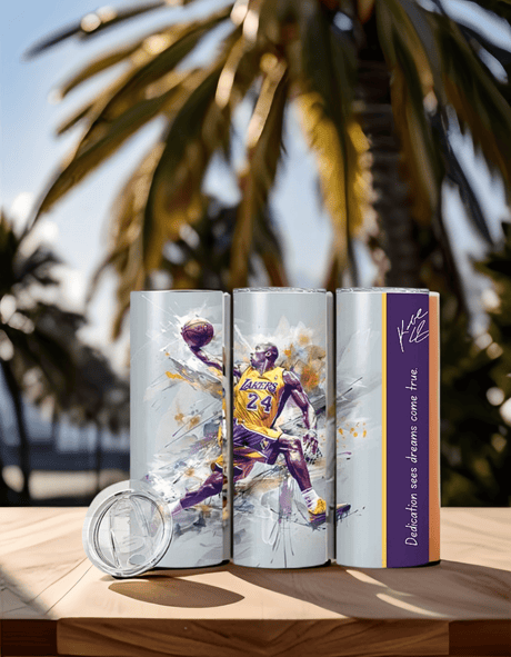 Simply Everyday Products Tumbler - 20oz Kobe Bryant Inspirational Design Stainless Steel Cup - Simply Everyday Products