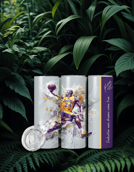 Simply Everyday Products Tumbler - 20oz Kobe Bryant Inspirational Design Stainless Steel Cup - Simply Everyday Products