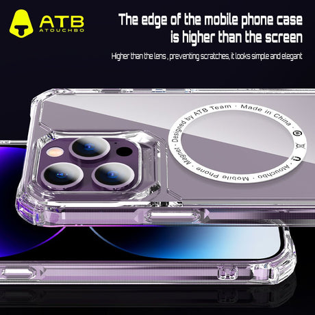 Simply Products Clear Magnetic Case for iPhone 16 Plus - Shockproof and Durable - Simply Everyday Products