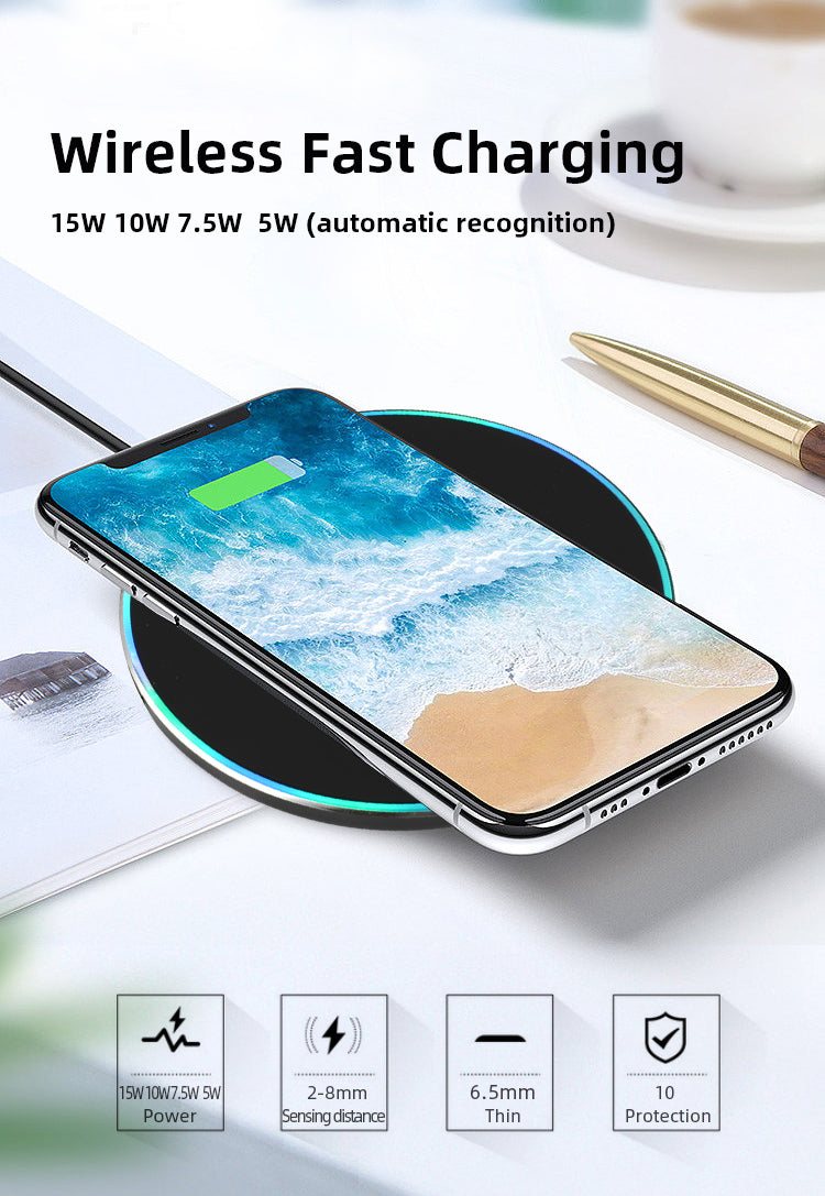 Simply Products Black 3-Pack of Wireless Chargers with Fast Charging