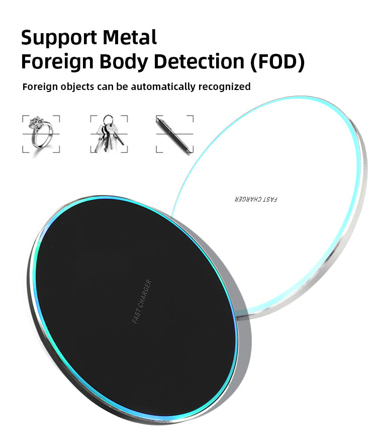 Simply Products Black 3-Pack of Wireless Chargers with Fast Charging